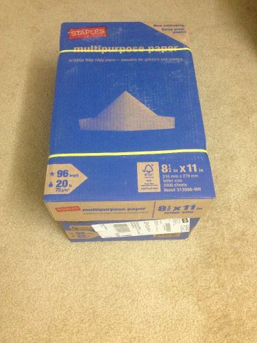 Staples Multipurpose (10 Ream) Copy Paper Case - Pickup North Arlington, NJ
