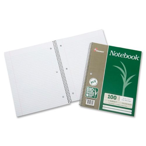 Skilcraft Single-subject Wirebound Notebook - 100 Sheet - 16 Lb - (nsn6002024)