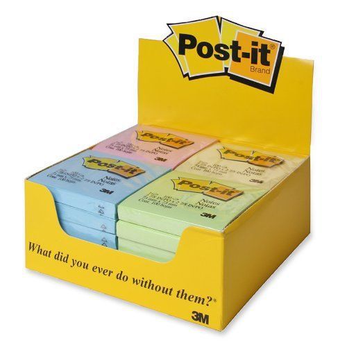 Post-it Adhesive Note - Self-adhesive, Repositionable - 3&#034; X 3&#034; - (654mpdq)