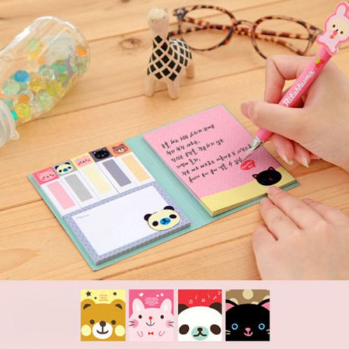 Cartoon Sticker Post-It Bookmark Point It Memo Flags Sticky Notes Notepads