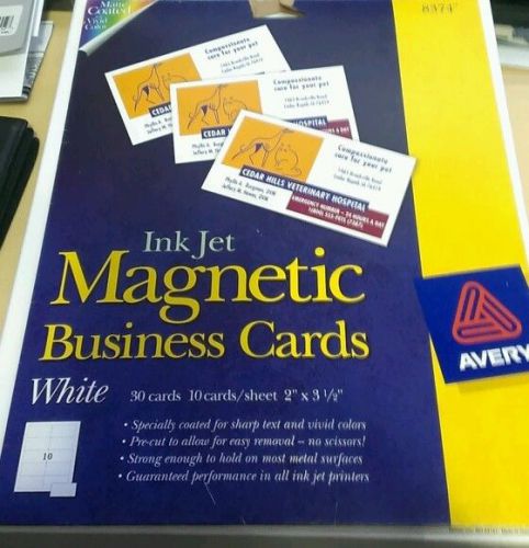 AVERY 8374 MAGNETIC BUISNESS CARDS