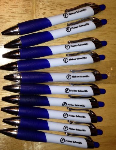 Lot Of 10 Ballpoint Pens, Brand New, Made By Fisher Scientific.