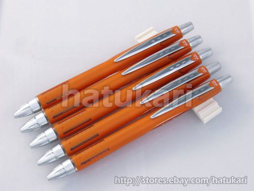 5pcs SXN-250-07 Metallic Orange 0.7mm / Jetstream Rubber Body Ballpoint Pen