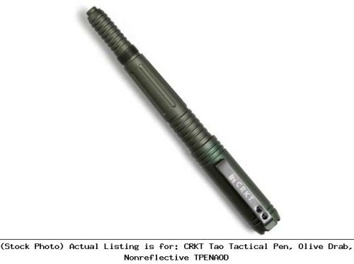 CRKT Tao Tactical Pen, Olive Drab, Nonreflective TPENAOD