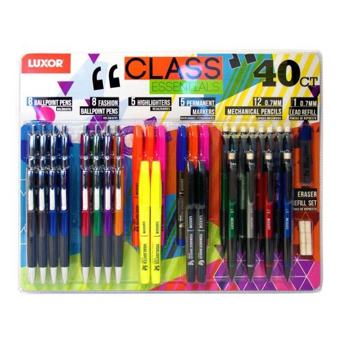 Luxor 40-Piece Class Essentials Pack Free Shipping
