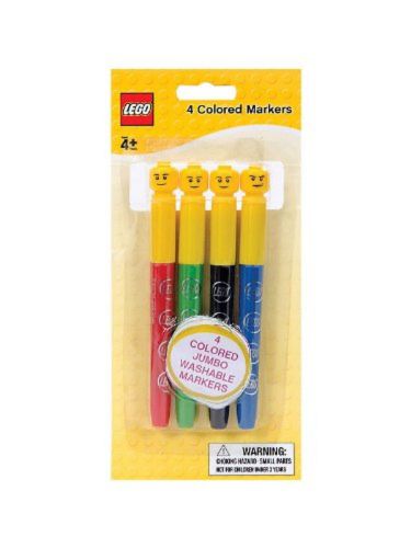 LEGO 4-Pack Colored Markers