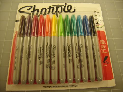 Judd&#039;s Lot of 12Ct Pack of New Sharpie Fine Point Markers