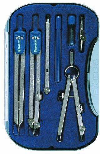 Mars compass set in storage case 9 pieces 559 09 for sale