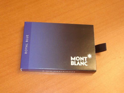 8 Mont Blanc Cartridges Fountain Pen Royal Blue Ink