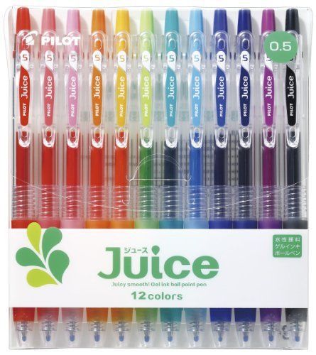 Set 0.5 LJU120EF-12C 12 color gel pen pilot juice (japan import)