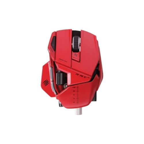 Mad catz-video game mcb437090013/02/1 r.a.t.9 mouse for pc - red for sale