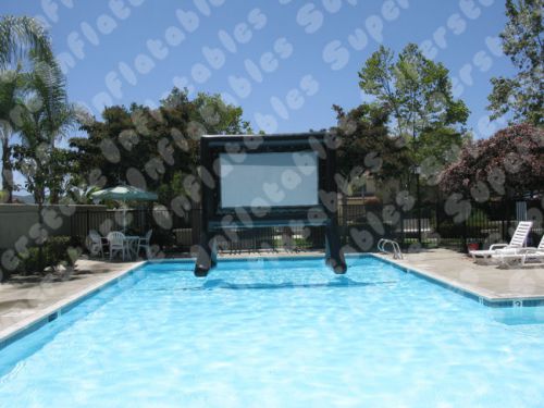 10ft floating movie screen  pool, lake, yahct, and dock for sale