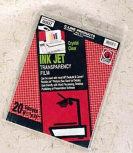 C-Line Transparency Film Ink Jet Printer 8-1/2&#039;&#039; x 11&#039;&#039; 20 Count