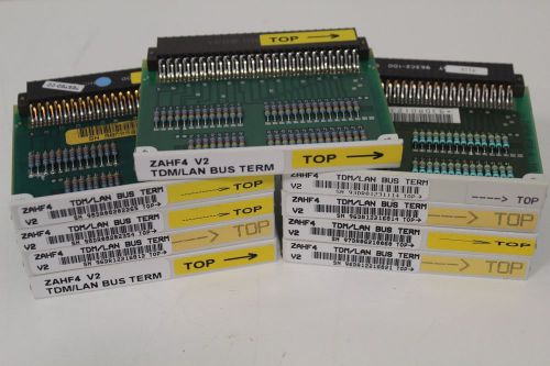 Lot of (9) AT&amp;T Lucent Definity ZAHF4 TDM/LAN BUS TERM Card V2