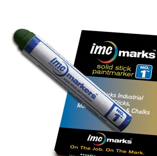 IMC MARKS NO. 1 Solid Stick-Green-Box of 12 Markers