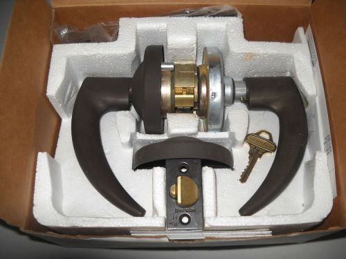Schlage heavy duty lever lockset nd80pd ev ome 613 c123 for sale