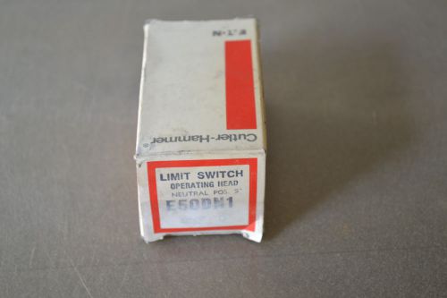 NEW CUTLER HAMMER E50DN1 LIMIT SWITCH OPERATING HEAD EATON