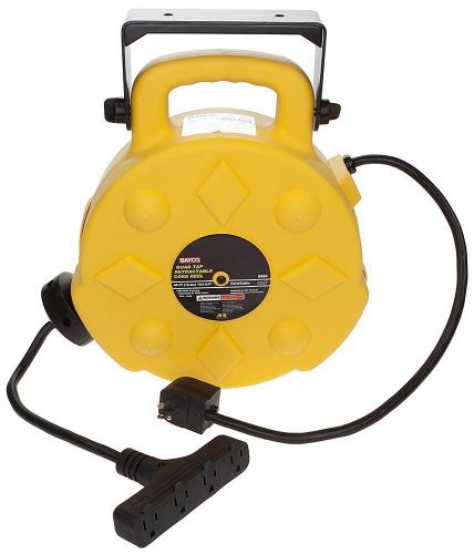 New bayco sl-8904-40 15-amp quad-tap retractable reel for sale