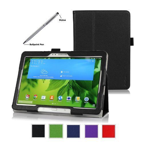 Procase samsung galaxy tab pro 10.1 tablet case with bonus stylus pen - bi-fold for sale