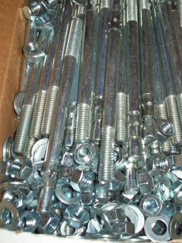 New One box 5/15 x 5  [100]  ZINC WEDGE ANCHORS FOR CONCRETE drill 5/16
