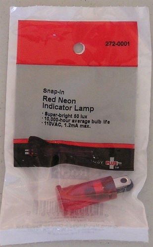RadioShack® Snap-in Red Neon Indicator Lamp 272-0001