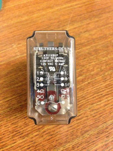 New struthers relay switch 120v 50/60 hz 125 vac 5 amp a311xbxp for sale