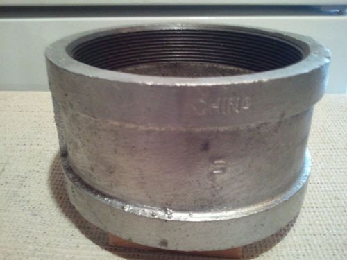 6” coupling banded galvanized malleable iron 150# for sale