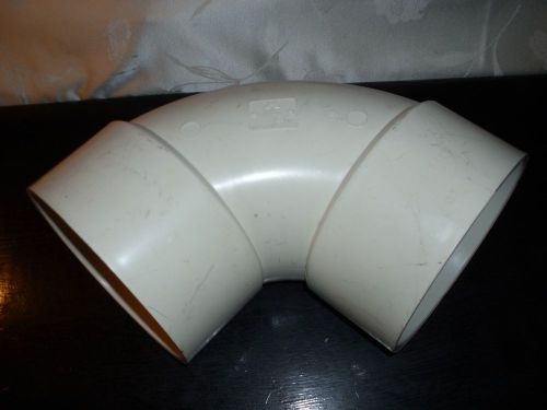 4&#034; TO 8&#034; CENTRA-LOC 90 DEGREE PVC-DWV ELBOW. NSF MOULD #790. S28