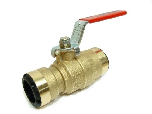 (10) 1/2&#034; push-in full port brass ball valve (no solder needed!) copper pex cpvc for sale