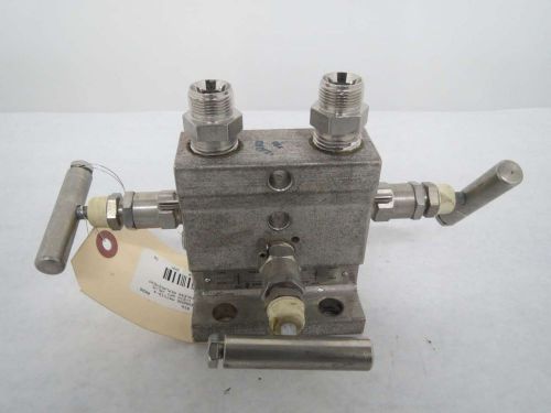 Anderson greenwood m4tvis-4 4500psi valve manifold stainless b336038 for sale
