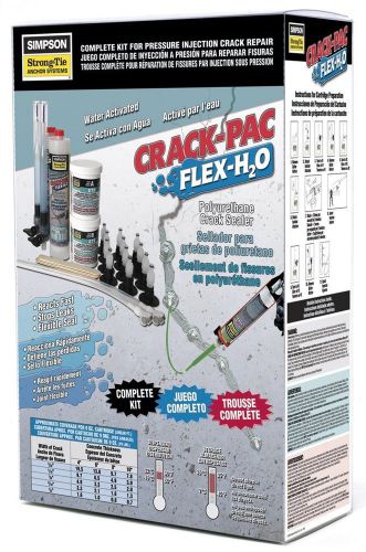 Simpson strong tie cpfh09kt crack-pac flex-h2o polyurethane crack sealer kit for sale