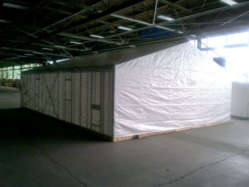 Steel building - tent &amp; convertable to permanent structure for sale