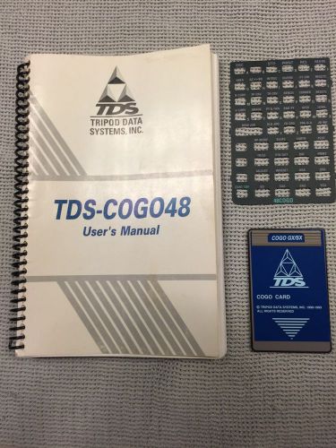 TDS-COGO48 For HP48gx
