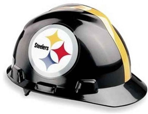 MSA 818407 Officially Licensed Pittsburgh Steelers NFL V-Gard Hard Hat