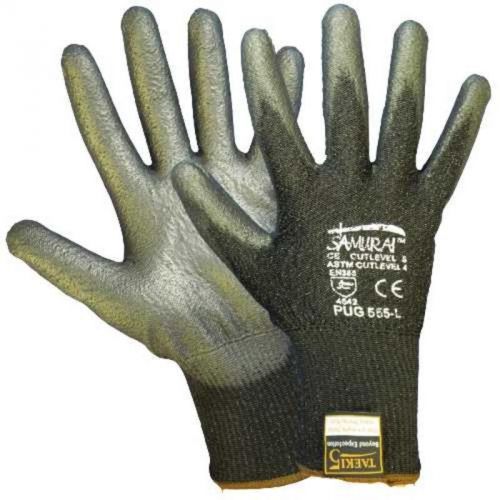 Samurai Black Glove Lg PUG555 GLOBAL GLOVE and SAFETY Gloves PUG555