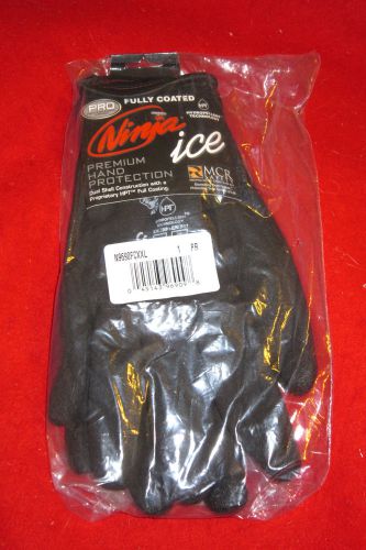 Mcr safety n9690fc xxl ninja ice double layer hpt coating gloves - nwt for sale