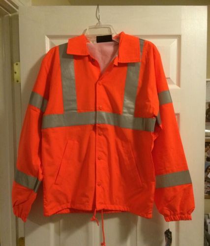 L@@k! nwt mens auburn safety net ansi class 3 level 2 safety jacket reflective s for sale