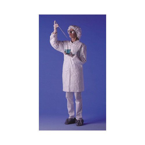 White ProShield® NexGen® Labcoat With Snap Front Closure, Collar And No Pockets