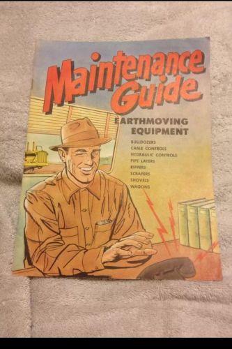 Caterpillar Maintenance Guide Comic Book For Earth Moving Equipment Brochure