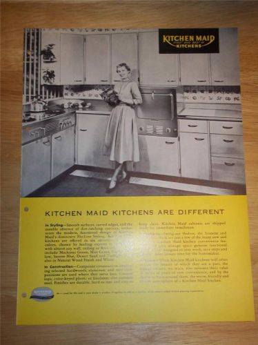 Vtg Kitchen Maid Corp Catalog~Cabinets~Andrews IN~1953