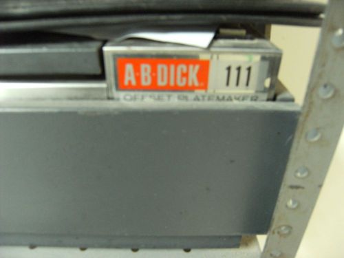 AB Dick 111 Platemaker