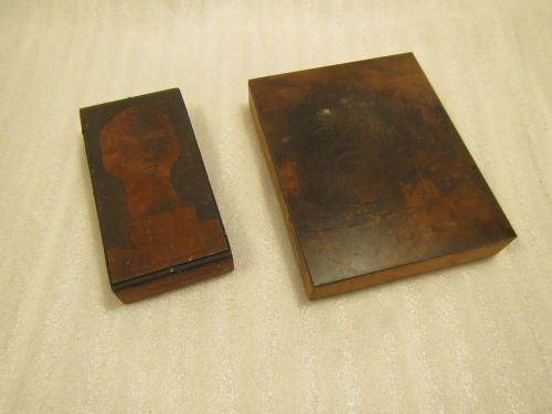 vintage copper printing blocks