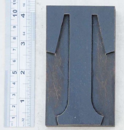 letter &#034;T&#034; letterpress wooden block wonderful patina alphabet printing printer