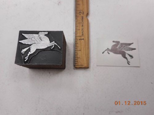 Printing Letterpress Printers Block, Fantasy Pegasus Horse