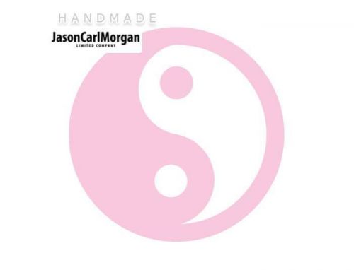 JCM® Iron On Applique Decal, Yin Yang Soft Pink