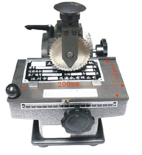 Classic Manual embossing machine metal palte marking machine label Tool