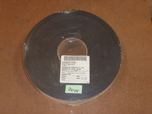 2&#034; X 100&#039; MAGNETIC STRIP ADHESIVE BACK .06&#034; THICK NEW