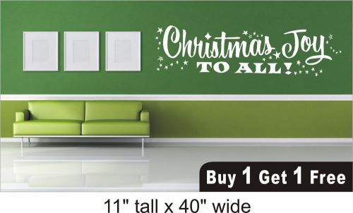 2X Christmas Joy Removable Wall Art Decal Vinyl Sticker Mural Decor-FA278
