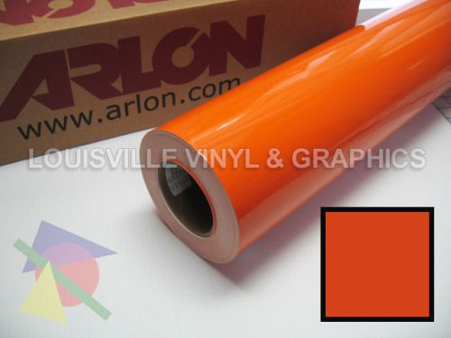 1 roll 24&#034; x 50yd orange arlon 5000 sign cutting vinyl for sale