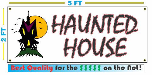 Full Color HAUNTED HOUSE BANNER Sign NEW Larger Size Best Quality for the $$$